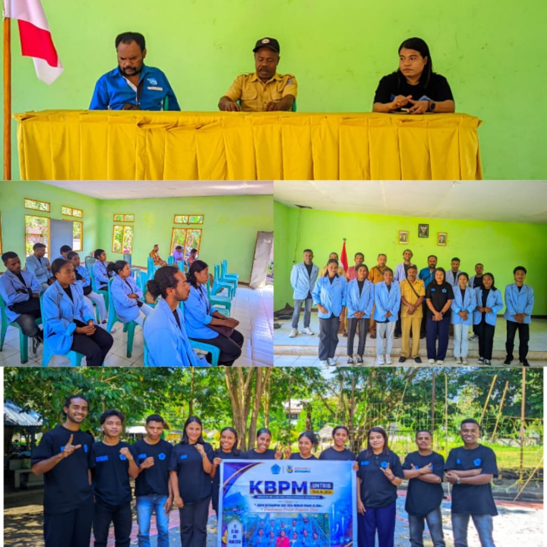 Menapak Langkah Pengabdian, Mahasiswa KBPM Untrib 2026 Diterima Penuh Kasih Sayang di Desa Wolwal Selatan. Kecamatan Abad